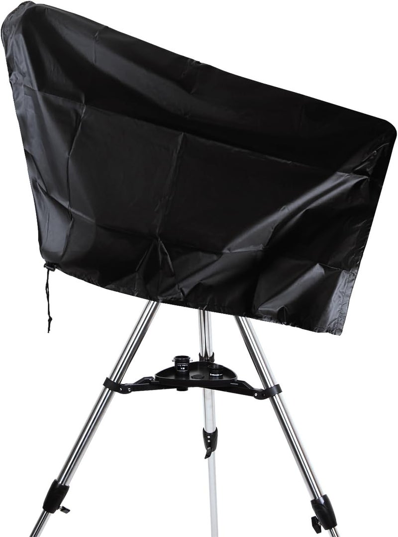 SUNSURE - Valid Brand Dustproof Telescope Cover 39x29in Protective Waterproof Telescope Cover with Adjustable Drawstring for indoor or Outdoor Use (Black-39x29in) - Image 1
